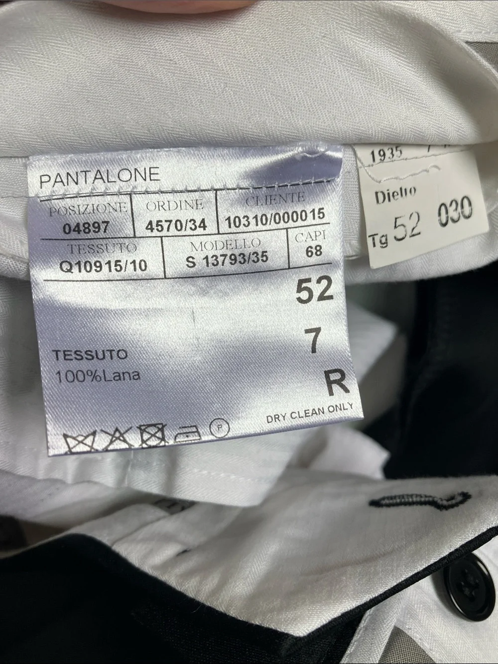 Canali Solid Black Wool Suit